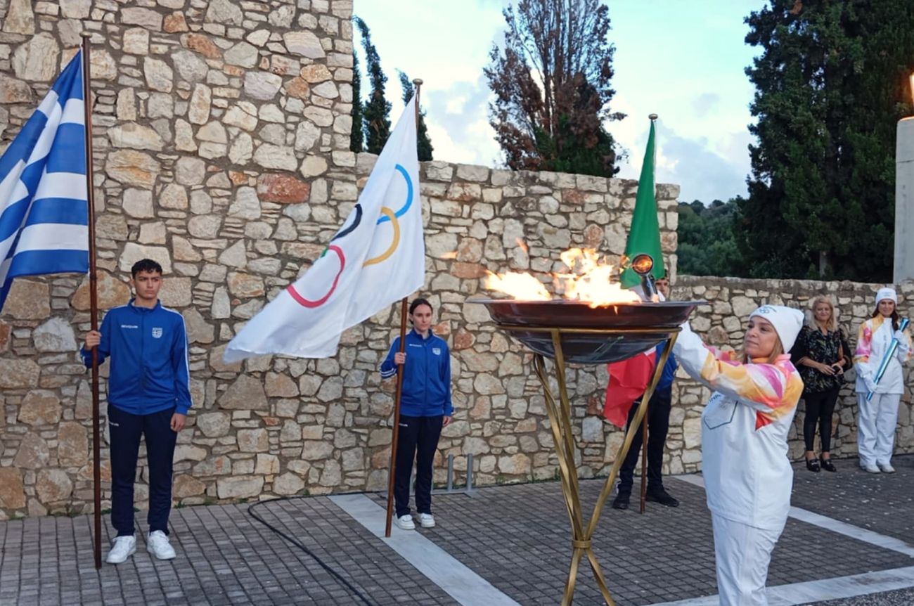 Τελετή Υποδοχής Ολυμπιακής Φλόγας στην Αρχαία Ήλιδα 
