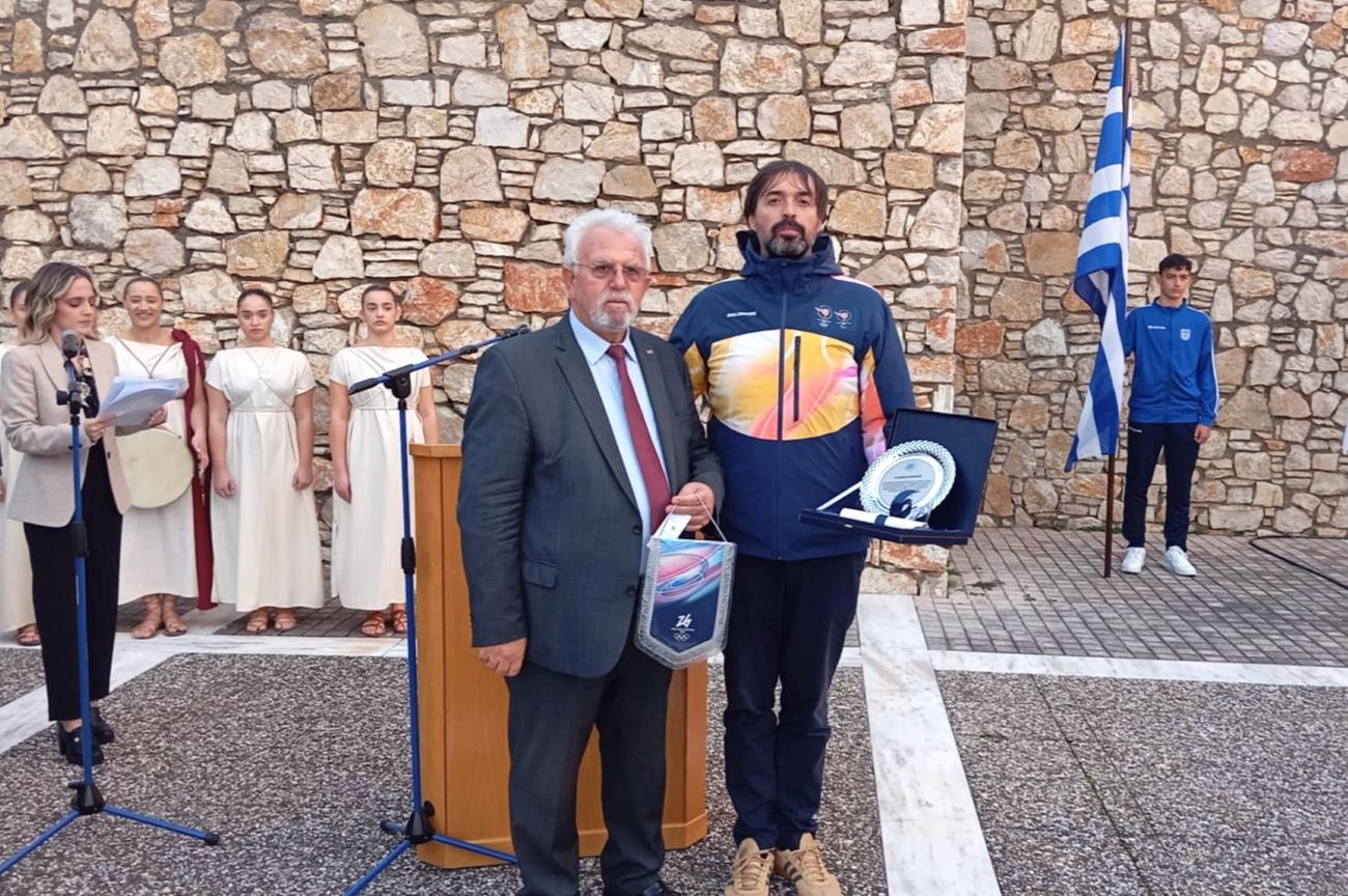 Τελετή Υποδοχής Ολυμπιακής Φλόγας στην Αρχαία Ήλιδα 