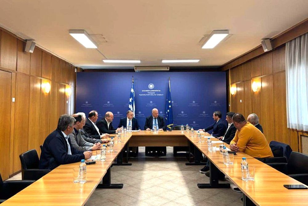 Σύσκεψη στο Υπουργείο Αγροτικής Ανάπτυξης και Τροφίμων 