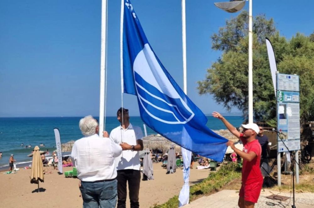Η Γαλάζια Σημαία κυματίζει στην Κουρούτα