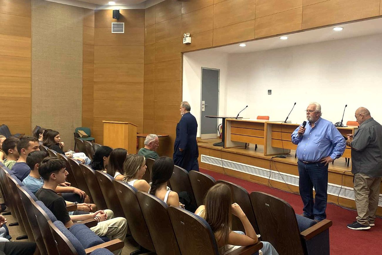 Μάθημα ιστορίας για μαθητές του 1ου ΓΕΛ Αμαλιάδας