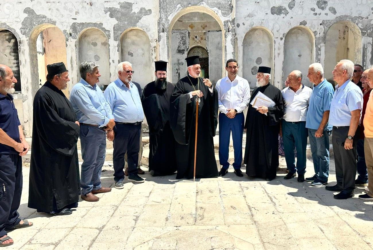Ο Αρχιεπίσκοπος Αμερικής κ.κ. Ελπιδοφόρος στην Απιδούλα για τη στήριξη της αναστύλωσης του Ιερού Ναού Κοιμήσεως της Θεοτόκου -  Ο Δήμαρχος Ήλιδας θα προτείνει την ανακήρυξή του σε Επίτιμο Δημότη Ήλιδας