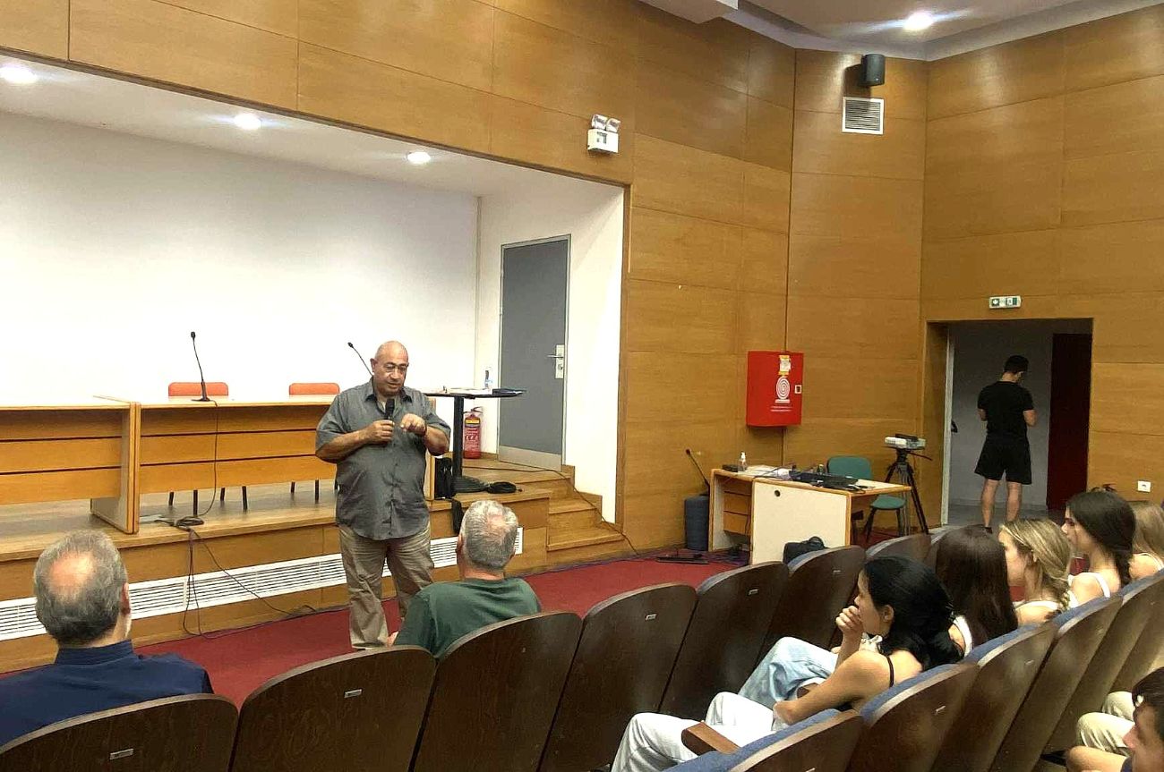 Μάθημα ιστορίας για μαθητές του 1ου ΓΕΛ Αμαλιάδας