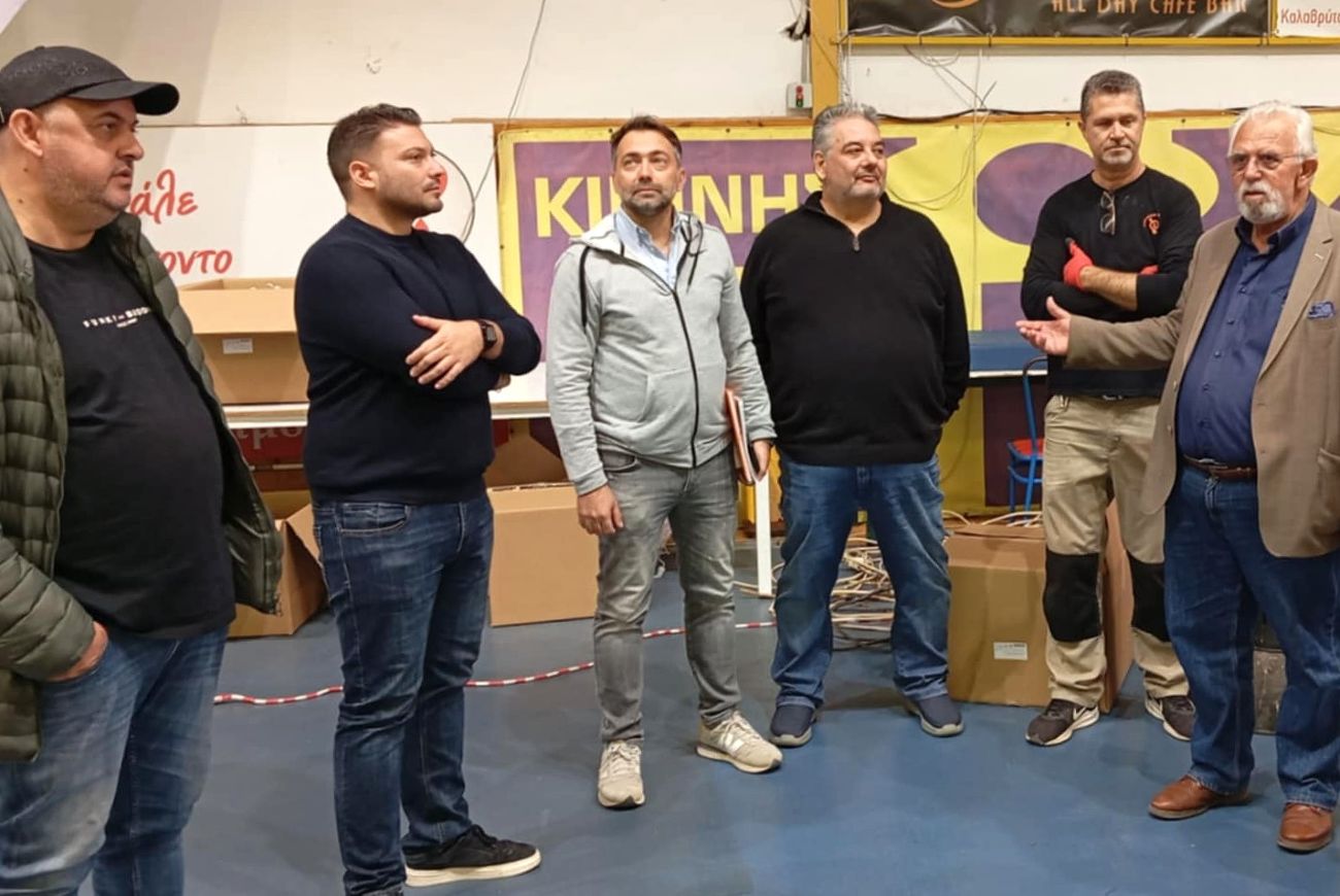 Νέα φώτα LED Κλειστό ΔΑΚ Αμαλιάδας