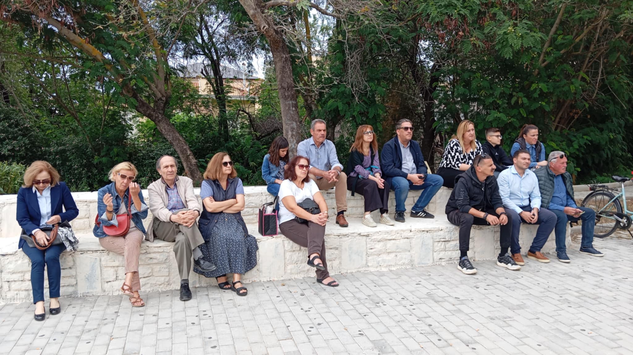Μνημειακή  Πλάκα Αντιφασισμού στην Πλατεία Καζαντζάκη 21/10/24