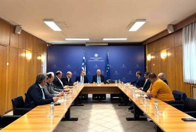 Σύσκεψη στο Υπουργείο Αγροτικής Ανάπτυξης και Τροφίμων 