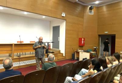 Μάθημα ιστορίας για μαθητές του 1ου ΓΕΛ Αμαλιάδας