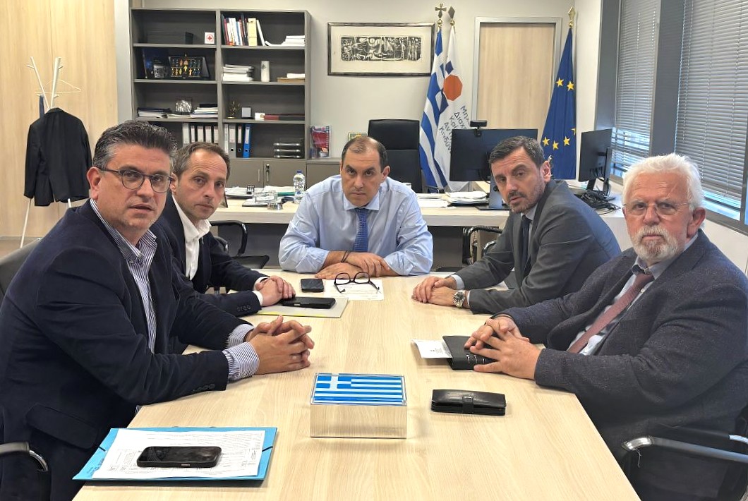 Σύσκεψη στο Υπουργείο Κλιματικής Κρίσης και Πολιτικής Προστασίας