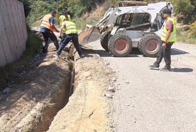 Νέος Αγωγός Νερού Λουκα - Πρινάρι
