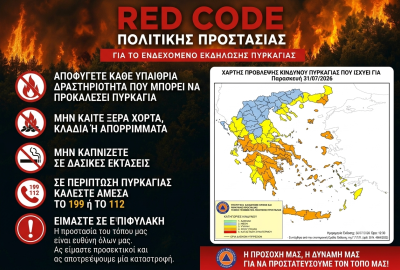 RED CODE για Παρασκευή 31.07.2026