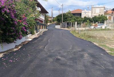 Ασφαλτόστρωση στην Δ.Ε. Πηνείας