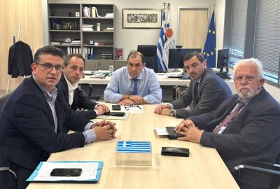 Σύσκεψη στο Υπουργείο Κλιματικής Κρίσης και Πολιτικής Προστασίας